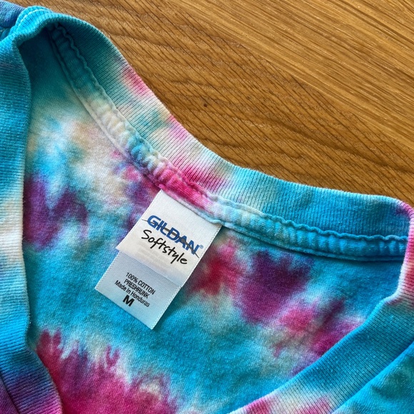 Vintage Tie Dye T-shirt Tee Obscure Garage Band Rigoletto UNISEX M One of a Kind - Picture 9 of 11